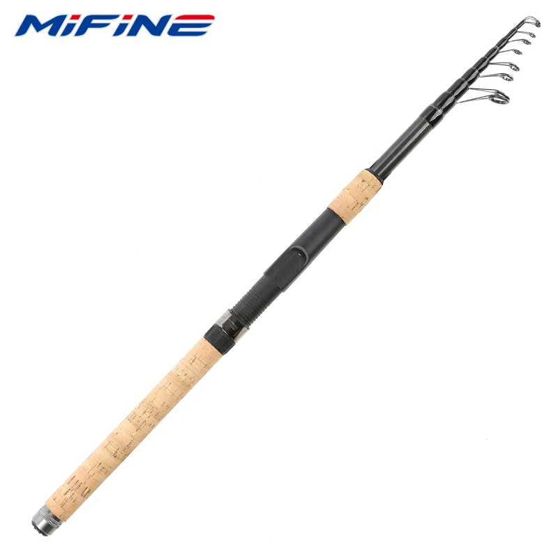 MIFINE Ultra Spark Cana Telescopica de Carbono Spinning Portatil