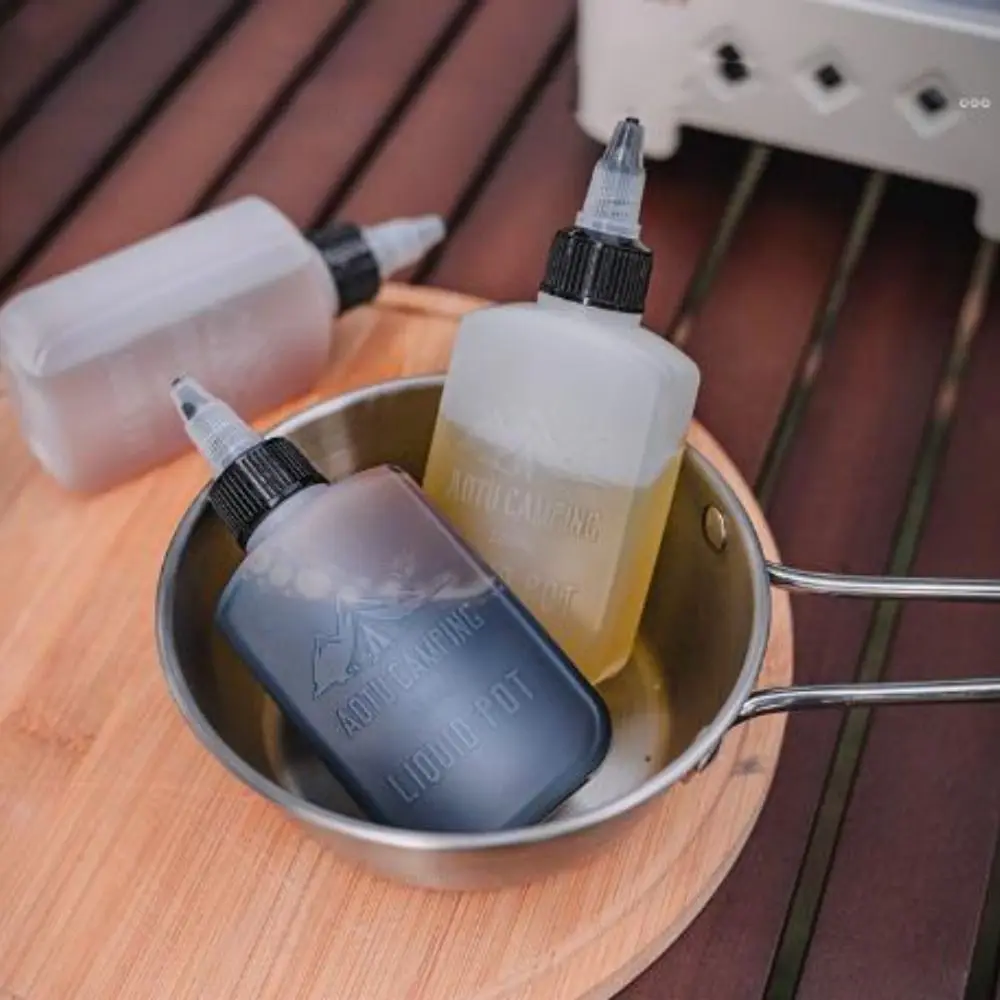 Botella de aceite portátil para exterior, recipientes de condimentos - imagen 3