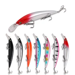 Wondersee Wobbler Minnow Sinking 130mm – 3 anzuelos treble