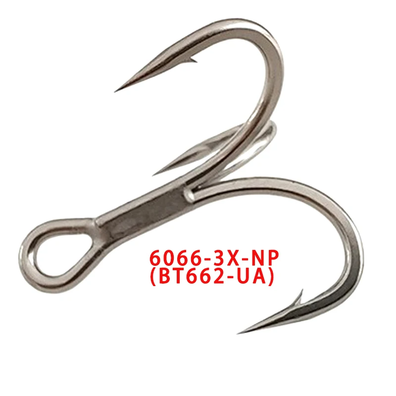 Pack de anzuelos triples TAKEDO 6066-3X-NP