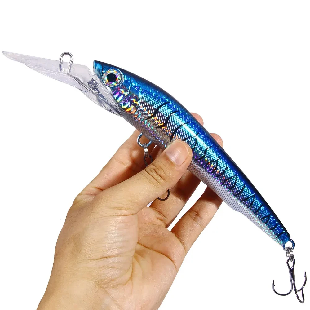 Detalle del señuelo para pesca de lubina