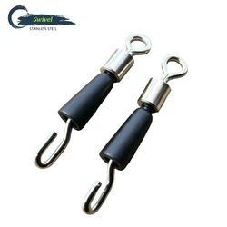 Conectores giratorios de cambio rápido para pesca de carpa duraderos