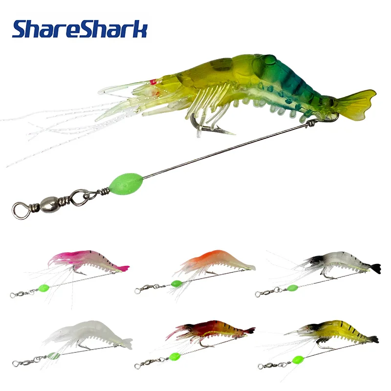 ShareShark señuelo camarón artificial para pesca con cebo