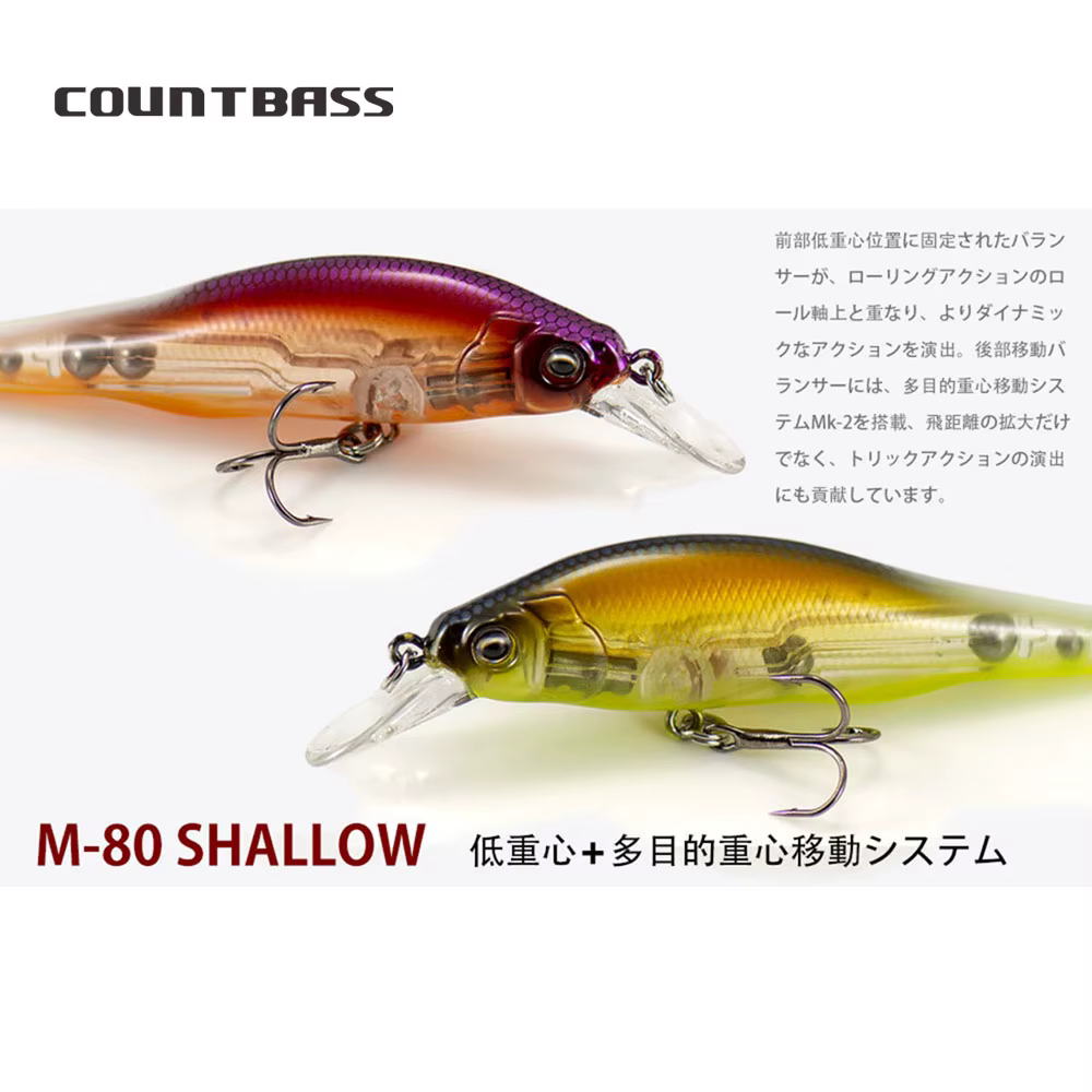 Countbass Afundando Minnow – Wobbler hundido para depredadores - imagen 5
