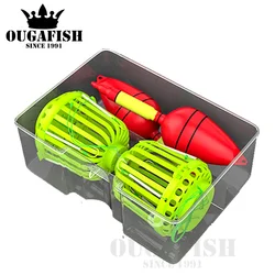 Ganchos de pesca acero al carbono para mar con flotador Bobber
