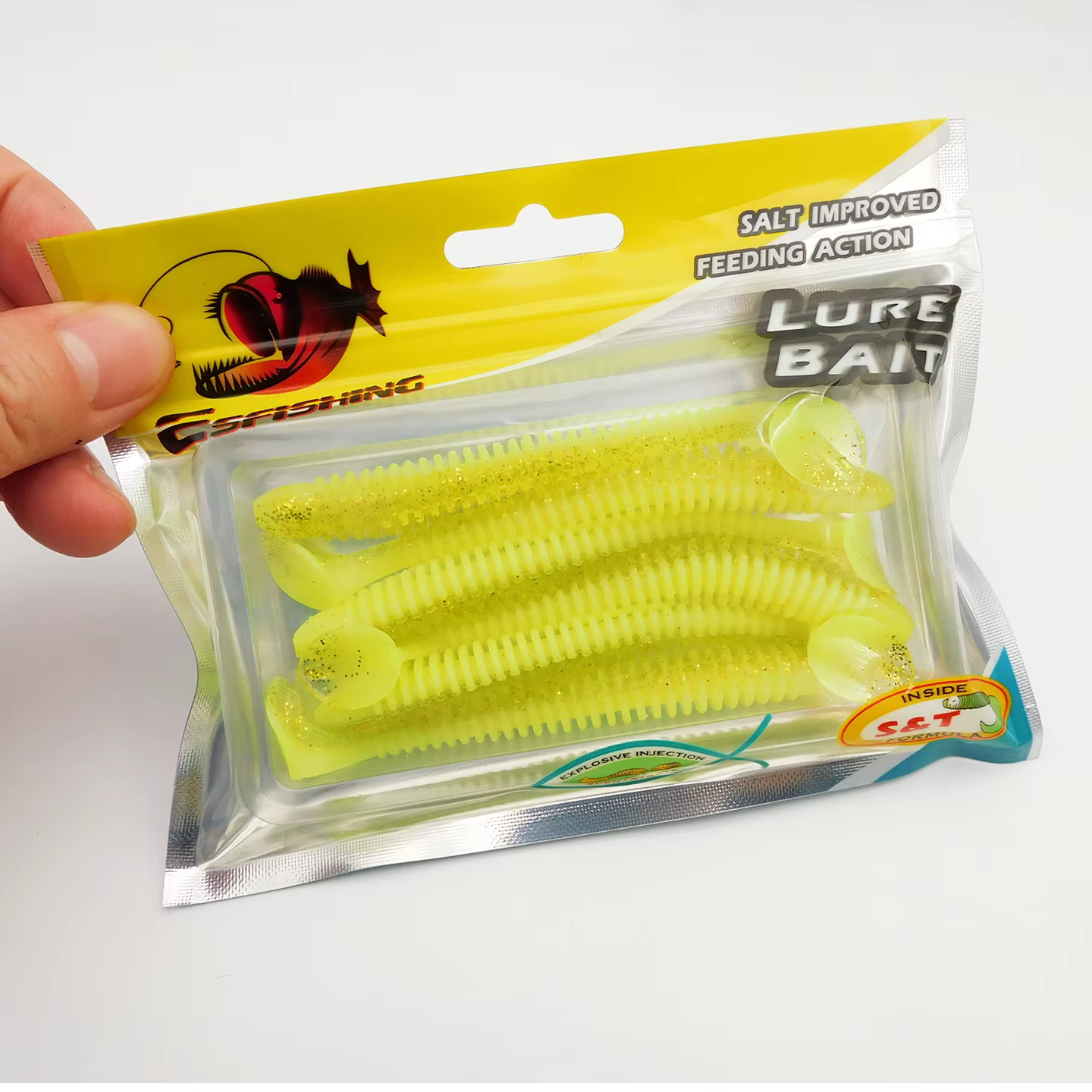 ESFISHING Swing Impact 100mm - Señuelo Shad Jigging para Lucio y Bass - imagen 3