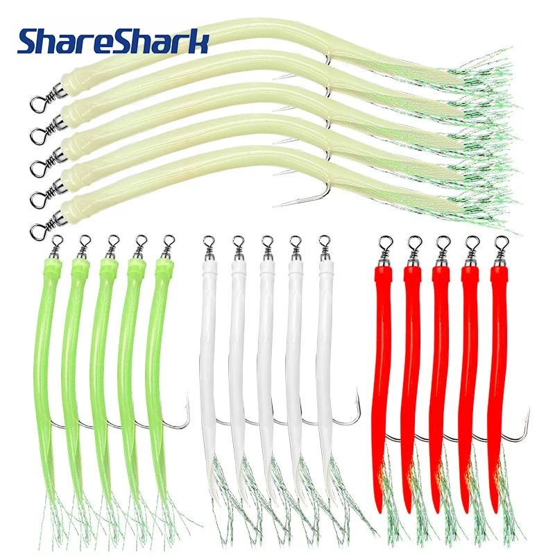 Anzuelos offset con púas ShareShark para pesca marina de pulpo - imagen 2