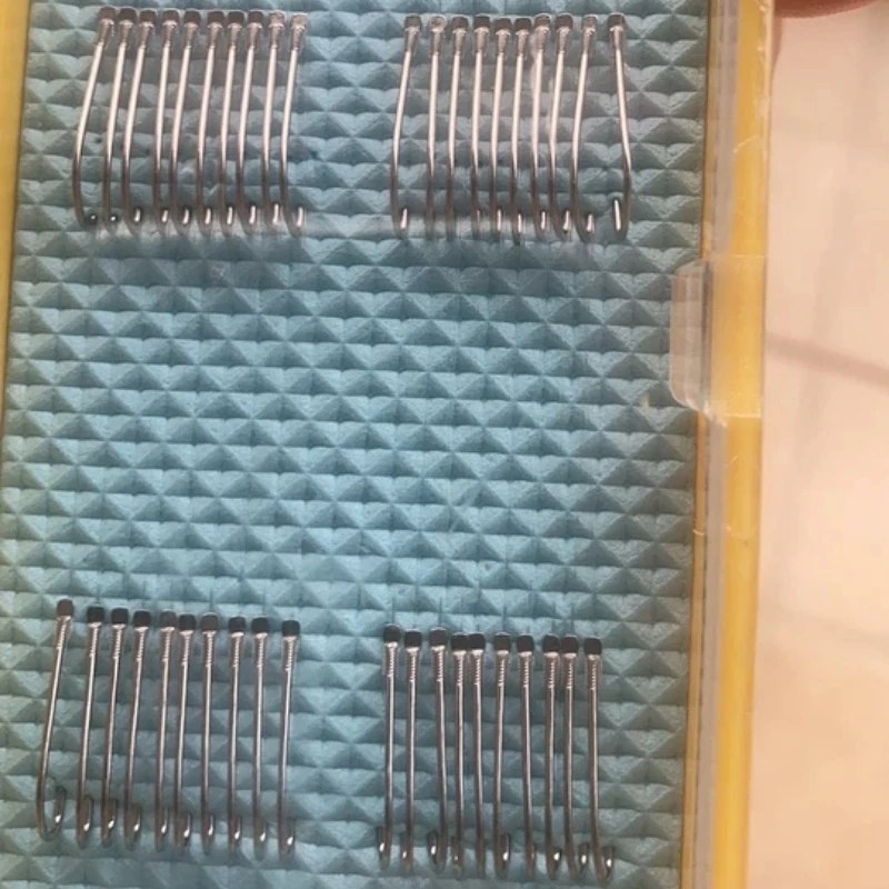 Anzuelos dobles vástago largo sin púas antienredos para tilapia - imagen 3