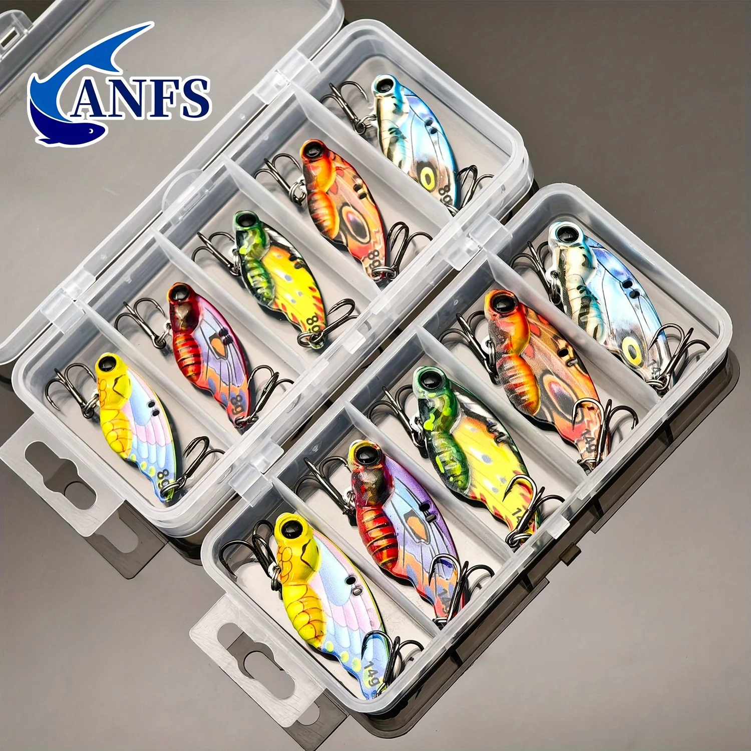 ANFS señuelo VIB artificial realista para pesca en agua salada - imagen 4
