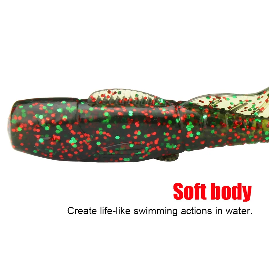 Spinpoler Swimbait 16cm – Vinilo cola larga para lubina y lucio - imagen 2