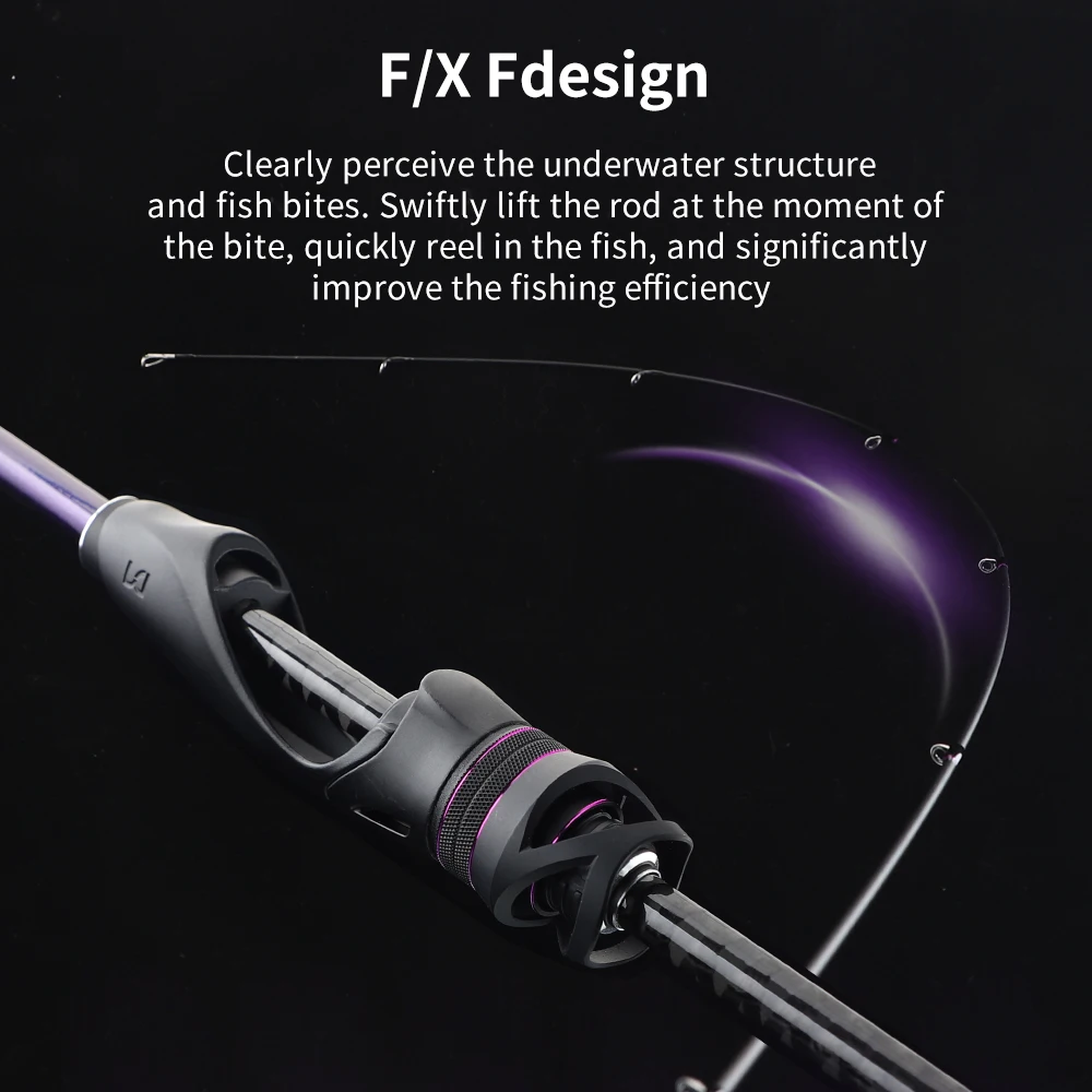 Caña spinning FUJI ALCONITE Guide alta sensibilidad para carpas