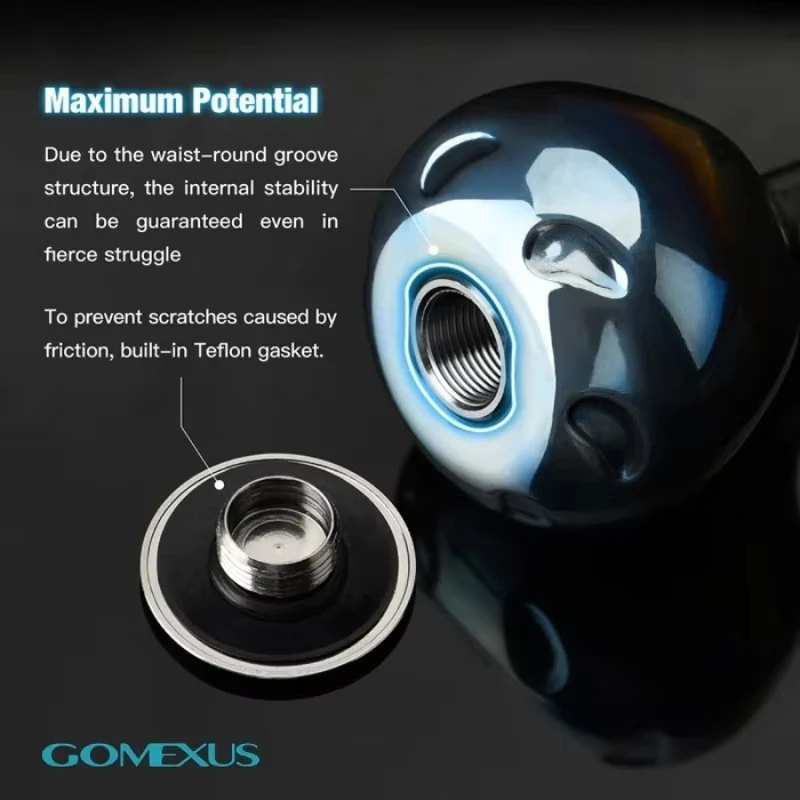 Perilla Titanio Gomexus TA38S – Shimano Stella Vanquish Daiwa Exist Saltist - imagen 4