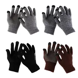 Guantes térmicos de pesca táctiles – Antideslizantes lana elástica