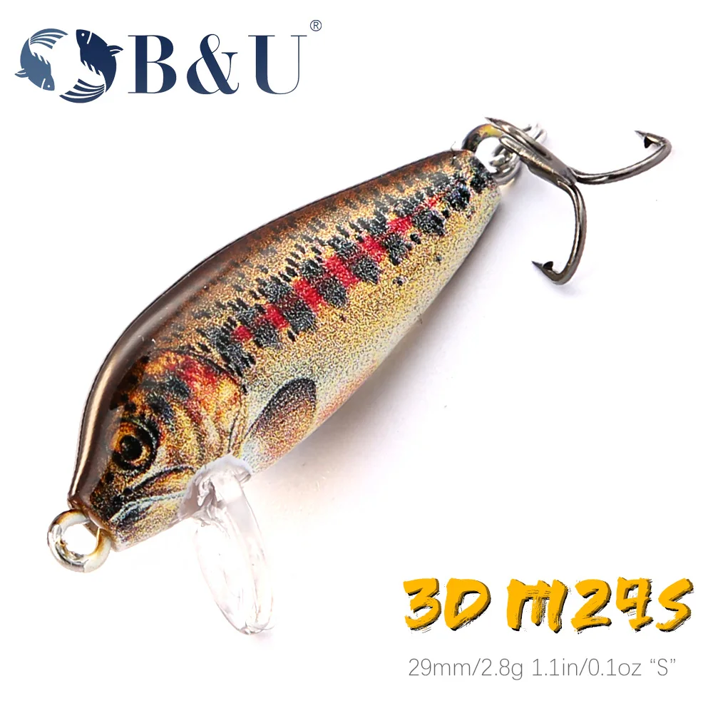 B&U Señuelo Wobbling - Jerkbait para lubina, perca, lucio y trucha