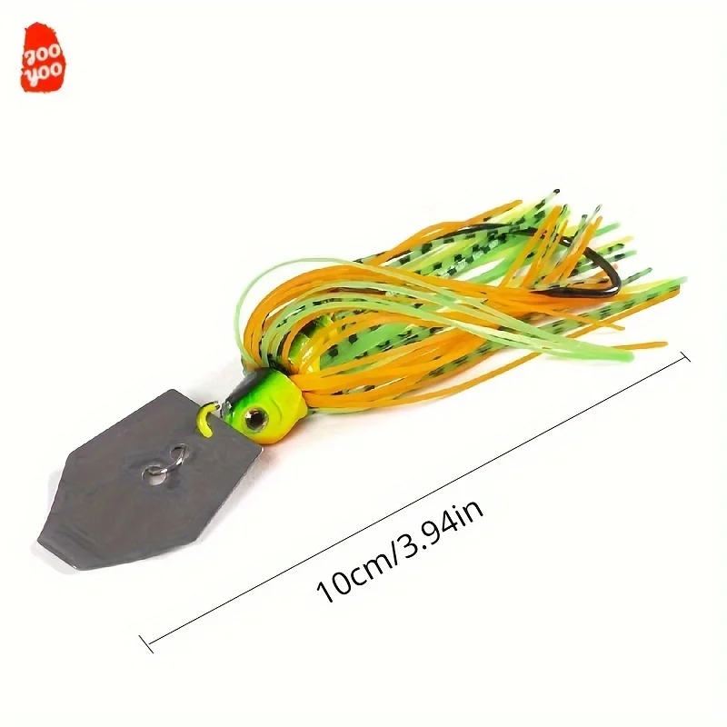 Chatterbait sin malezas con lentejuelas giratorias - imagen 4