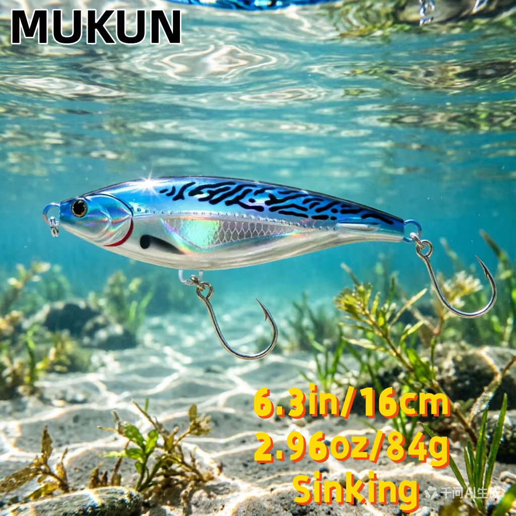 MUKUN Madscad stickbait lápiz de largo alcance para atún y wahoo - imagen 3