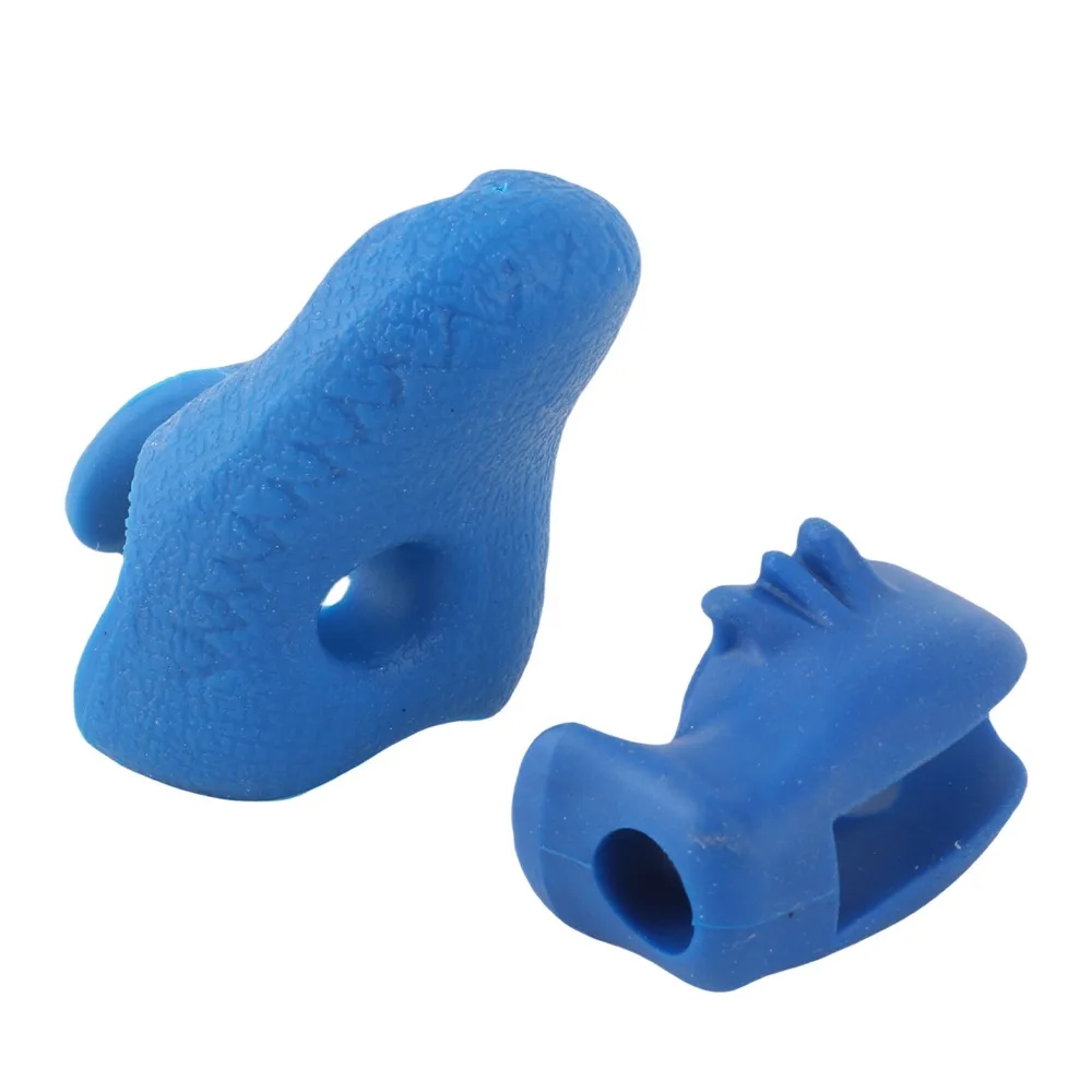 Guías de agarre de goma para arco de violín azules: postura - imagen 5