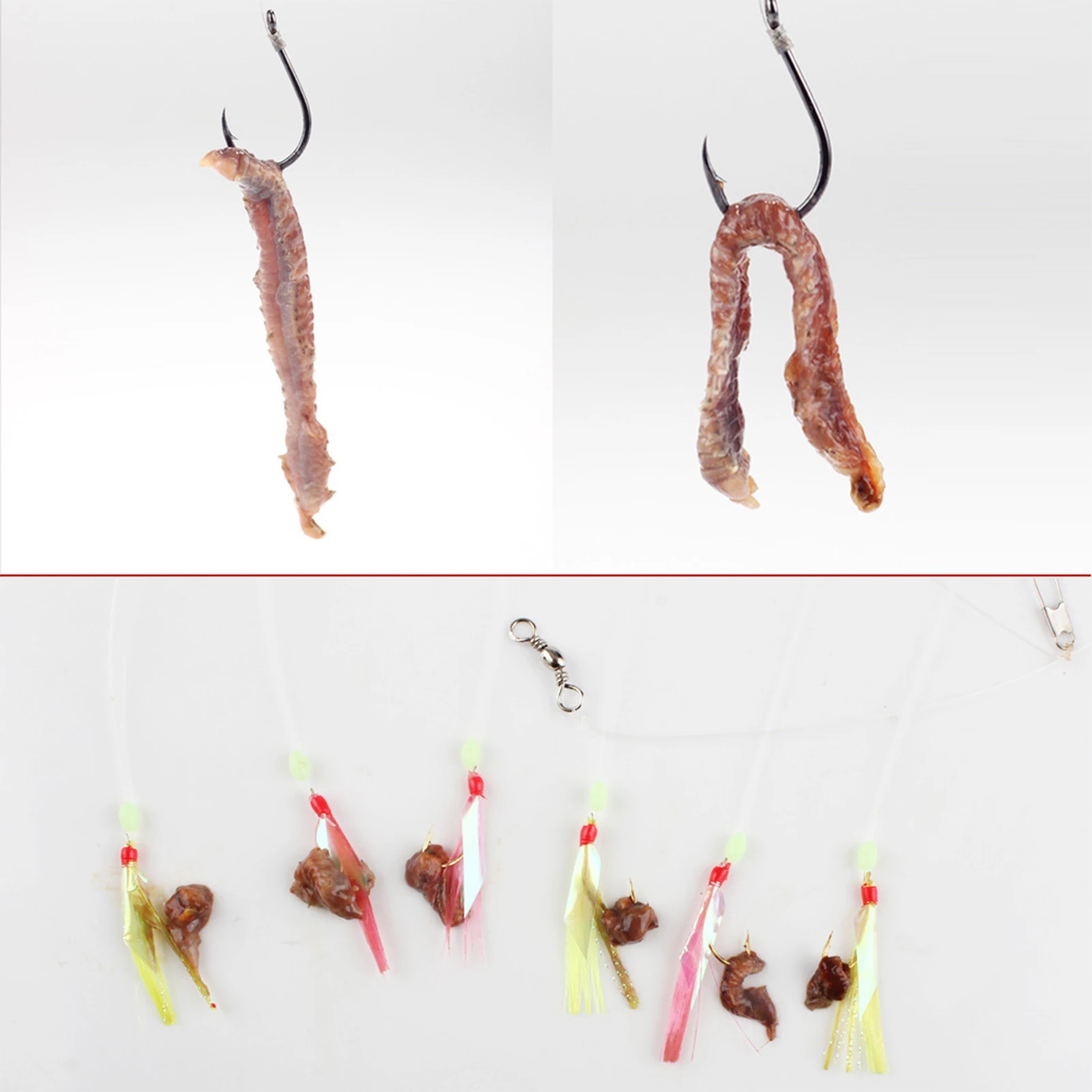 Cebo natural para pesca en agua dulce y salada