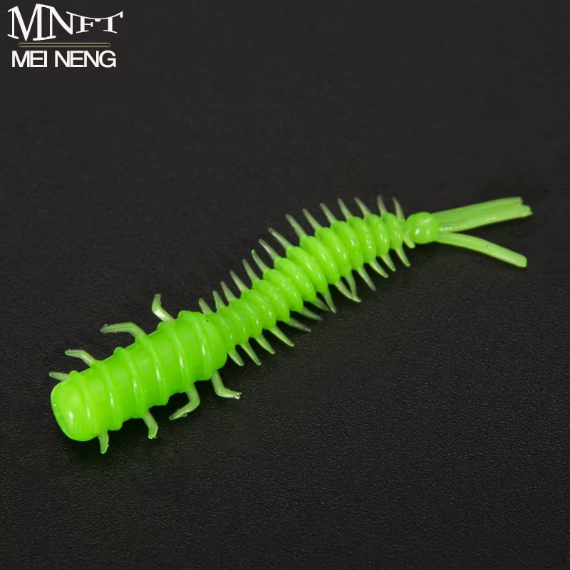 MNFT Slug cebo blando multicolor con tres colas espiral PVC - imagen 4