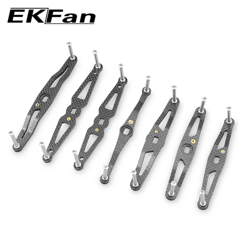 EKFAN Manija de fibra de carbono para carrete pesca Dawa 105-140mm - imagen 4