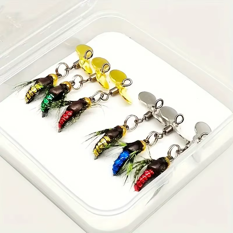 Mosca Seca Abeja – Patrón para Trucha y Lubina - imagen 4