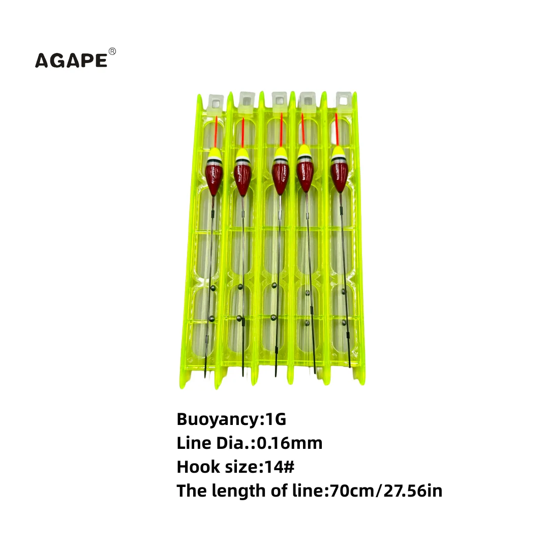 Set de flotadores automáticos AGAPE con enrollador de línea