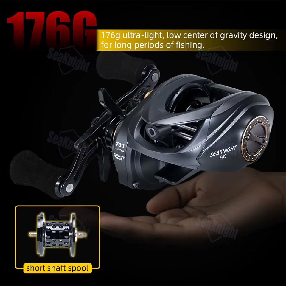 SeaKnight FALCAN4/IV Carrete baitcasting marino de bobina baja - imagen 5