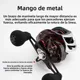 Carrete de pesca perfil bajo con freno magnético y bobina CNC - imagen 5