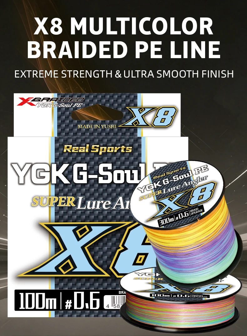 Línea YGKX G-Soul X8 en carrete