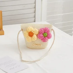 Monedero de Playa infantil con cierre y diseño princesa floral