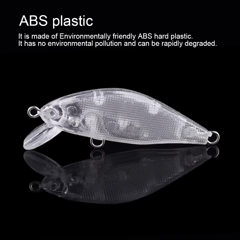 Hanlin-Mini Cebo duro plastico Wobblers flotantes 5 cm 3,8 g - imagen 2
