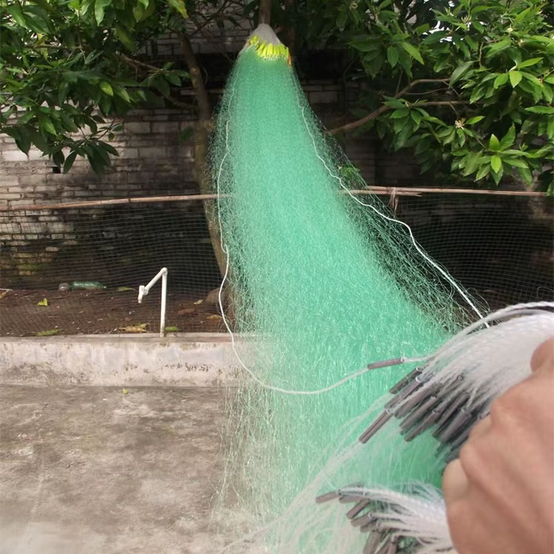 Red de pesca de nailon de una capa para río – Resistente y duradera - imagen 4
