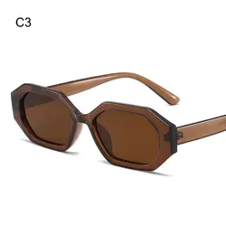 Gafas de sol retro poligonales – Montura geométrica UV 400