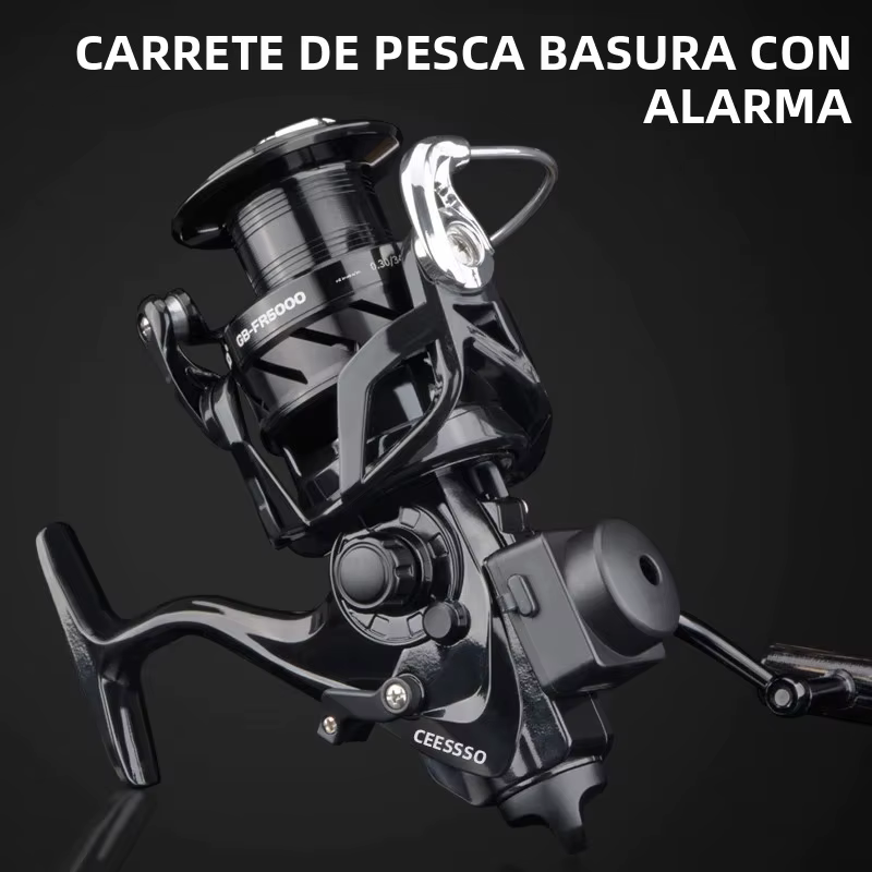 Carrete Giratorio DEUKIO con Freno Doble, 5+1BB y Manivela CNC - imagen 5