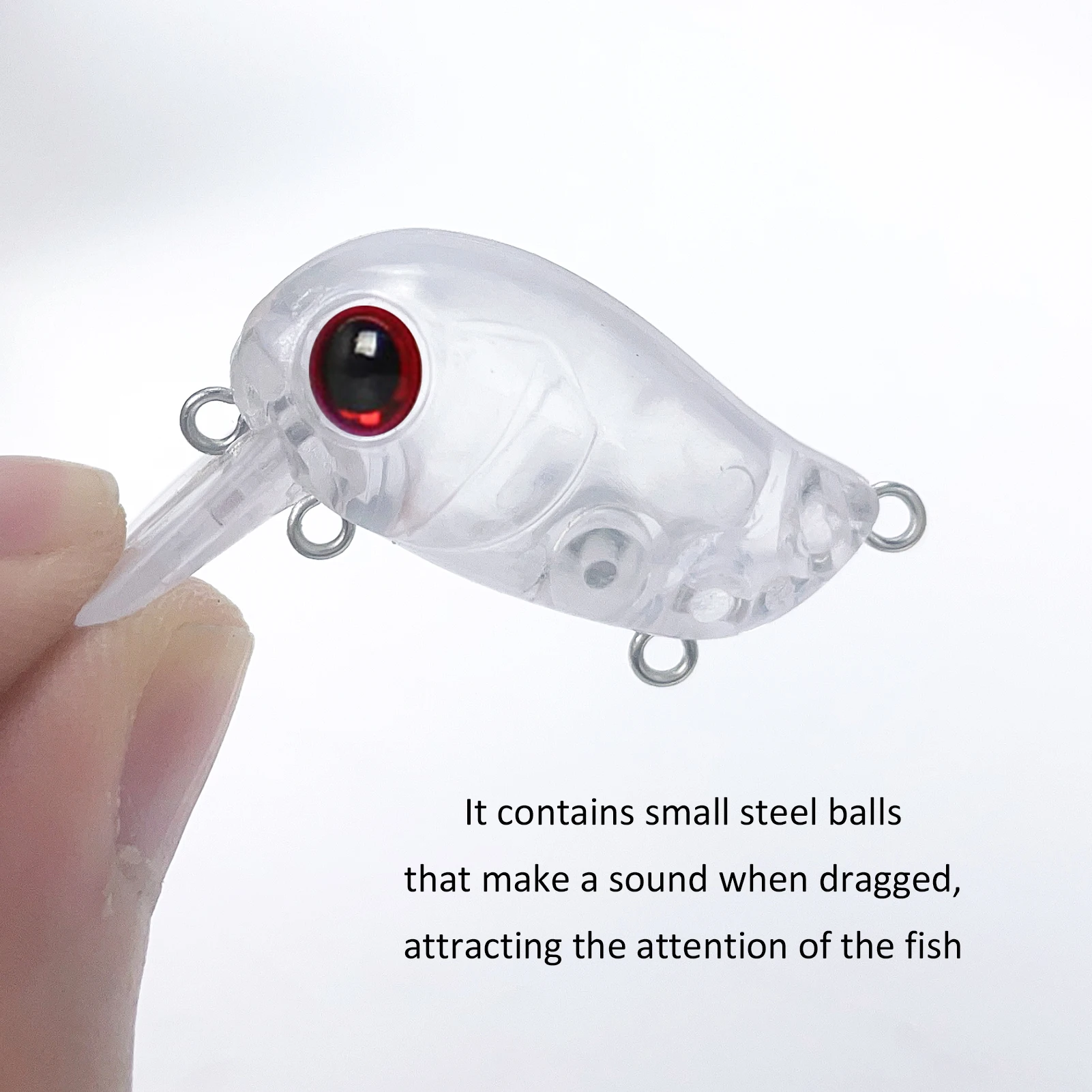 Ojos en 3D para instalar manualmente
