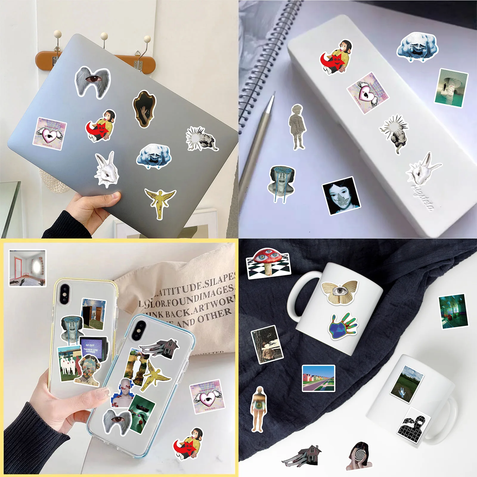 Pegatinas impermeables Dreamcore graphics – Pack 50 unidades diseño grafití - imagen 3