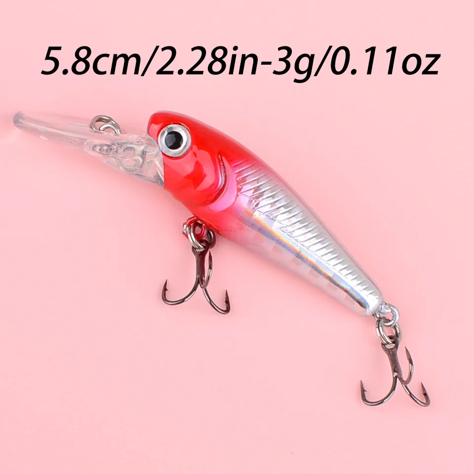 Señuelo Minnow Crank Wobbler jerkbait para lubina y lucio