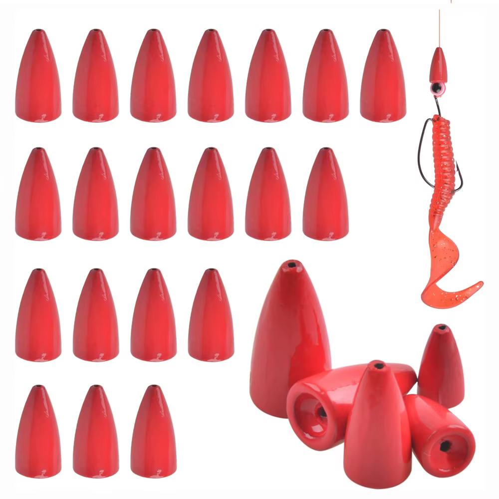 Plomos bala deslizantes para pesca - accesorios para Texas rig
