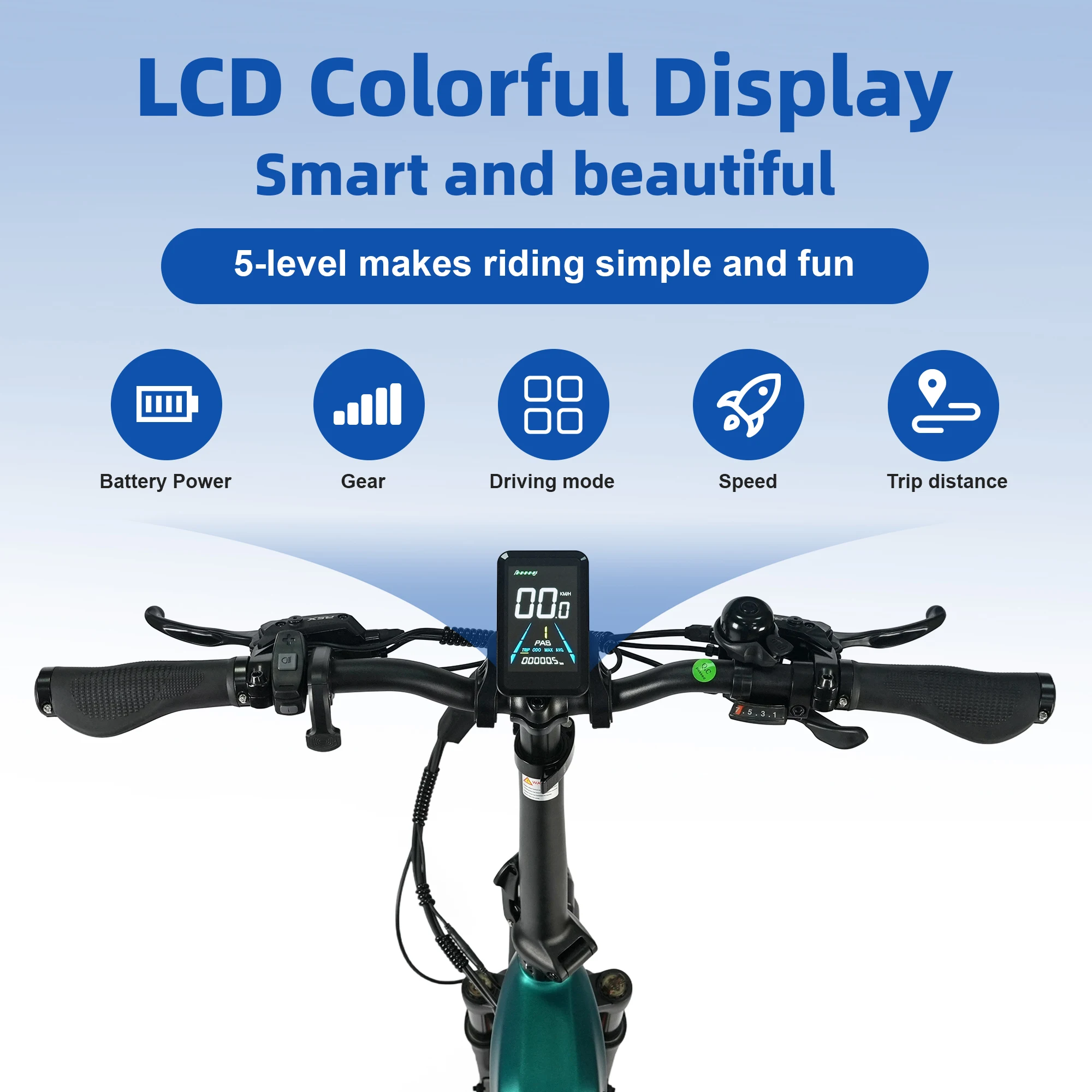 Bicicleta eléctrica de carbono con sensor de par, freno hidráulico - imagen 2