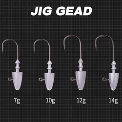 Anzuelos Jig Head Hunthouse con púas reforzadas – lubina y lucio