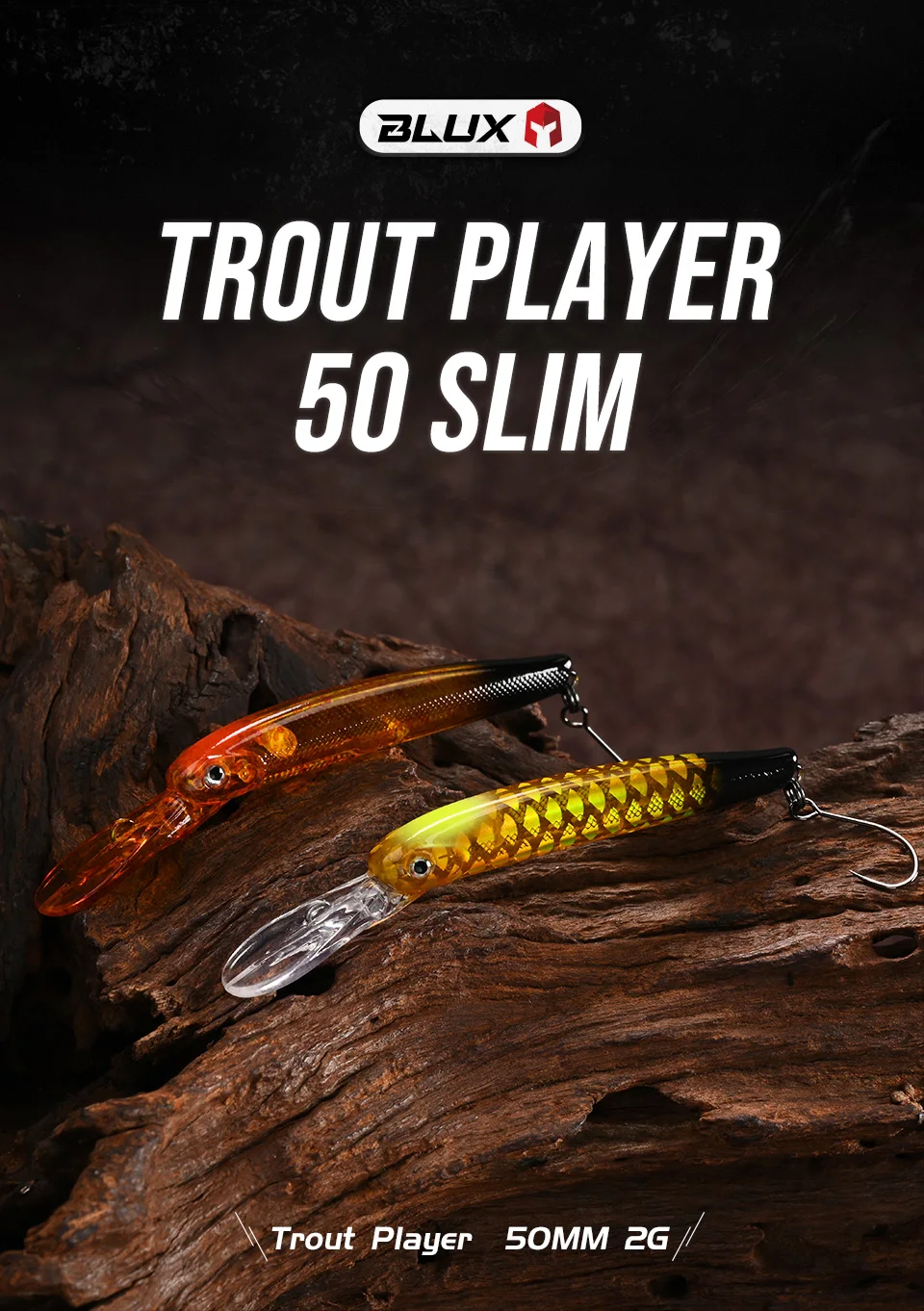 Señuelo BLUX Trout Player 50 mm