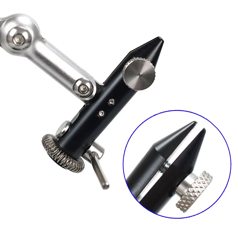 MNFT Torno de Atado de Moscas Giratorio 360 Grados - para streamer - imagen 3
