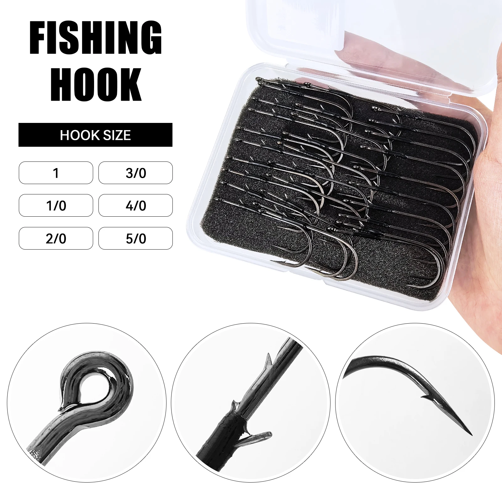 Free Fisher Anzuelos Wacky – Rectos sin offset para vinilo - imagen 3