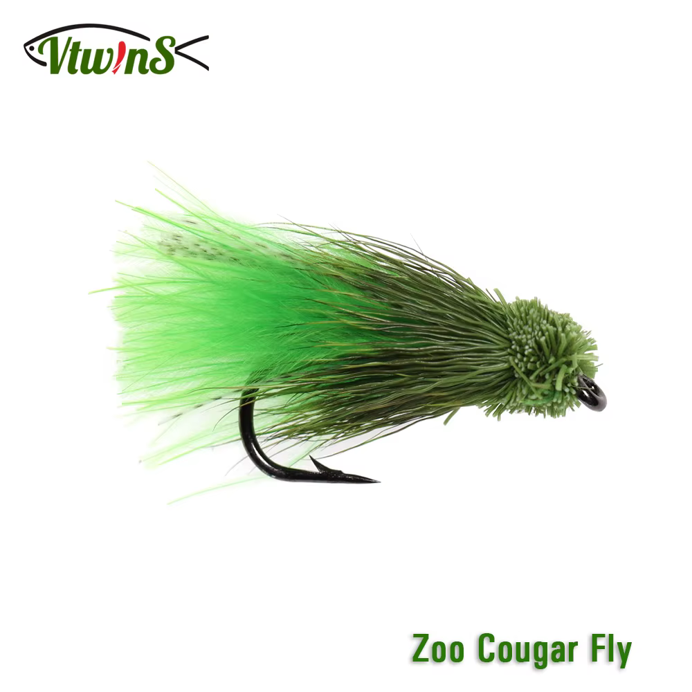 Vtwins cebo pesca con mosca Serpentina para trucha arcoíris y marrón - imagen 3