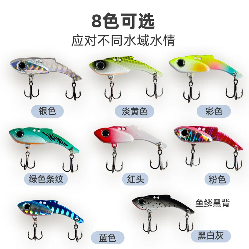 Señuelo de lucio Crankbait hundimiento VIB con plomo interno - imagen 5