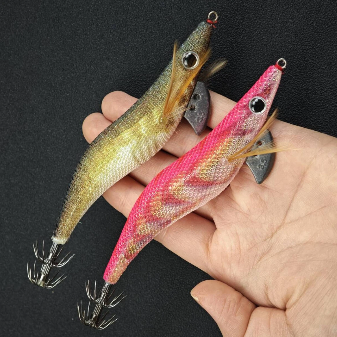 Señuelo de camarón luminoso Ackibbik – para pesca artificial - imagen 3