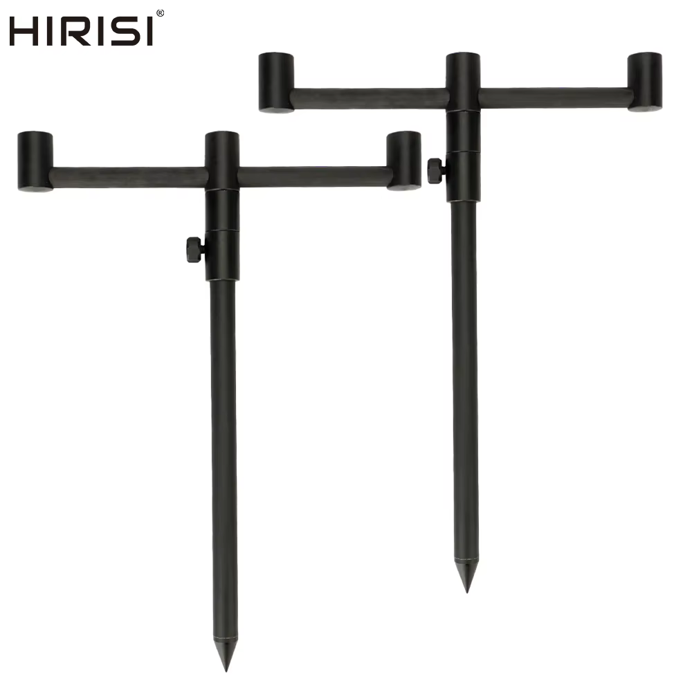 Soportes caña Hirisi con barra estabilizadora carpfishing