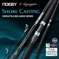 NOEBY Voyager Caña de pesca de orilla con componentes Fuji