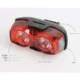 Luz trasera bicicleta roja y negra de alta visibilidad LED - imagen 3