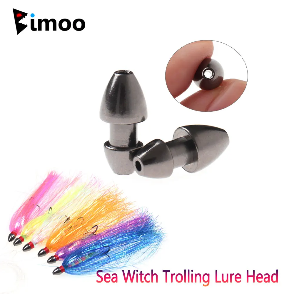 Cabeza de señuelo Bimoo Sea Witch vista frontal
